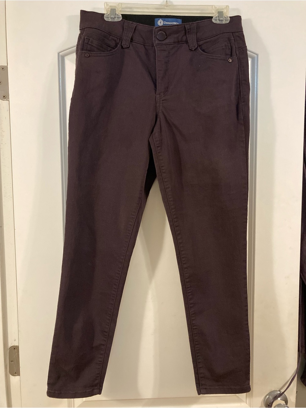 Democracy NWOT Ankle Skimmers Deep Plum
